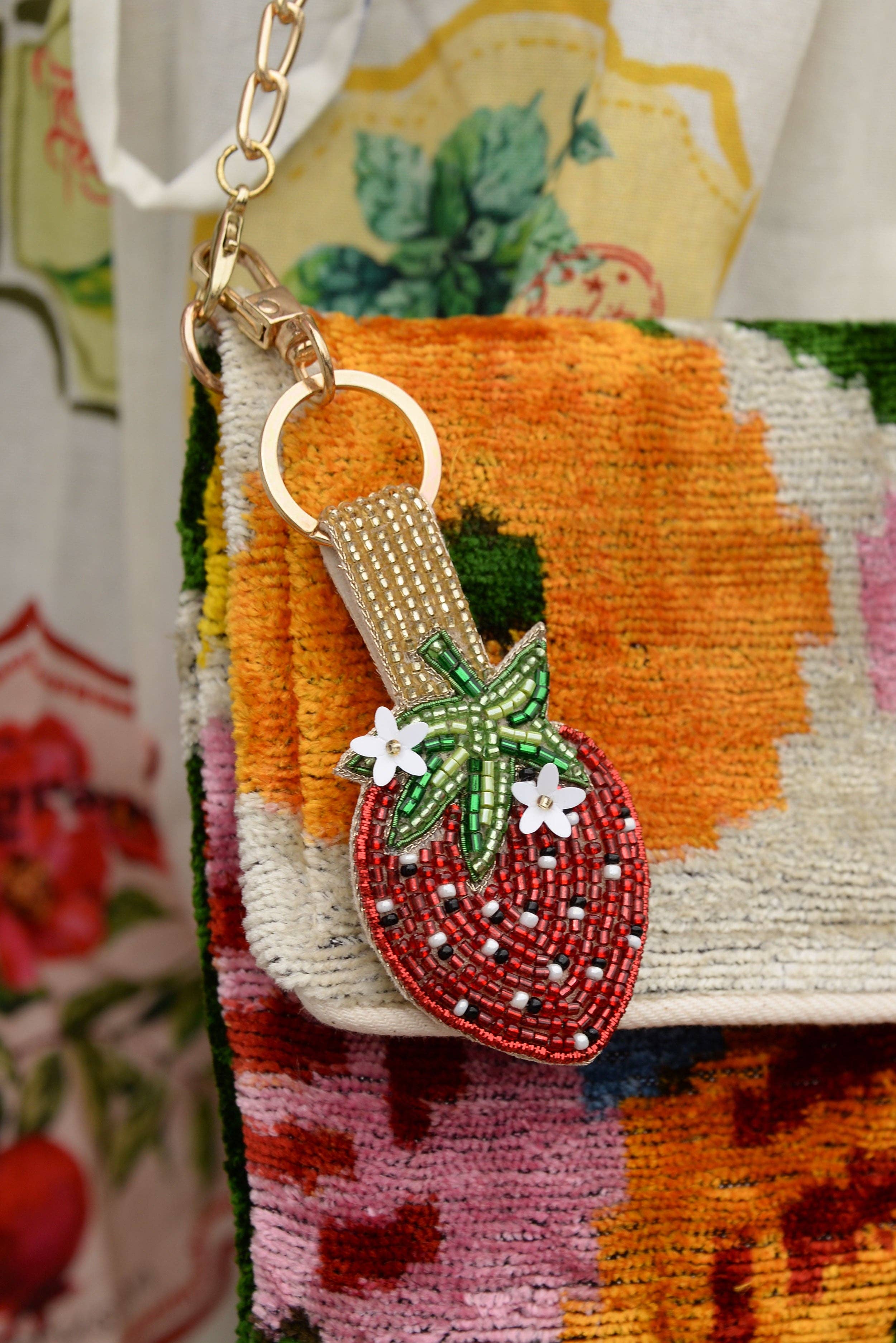 Strawberry Keyring / Bag charm