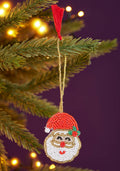 Santa Beaded Decoration