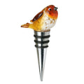 Glass Robin Bottle Stopper