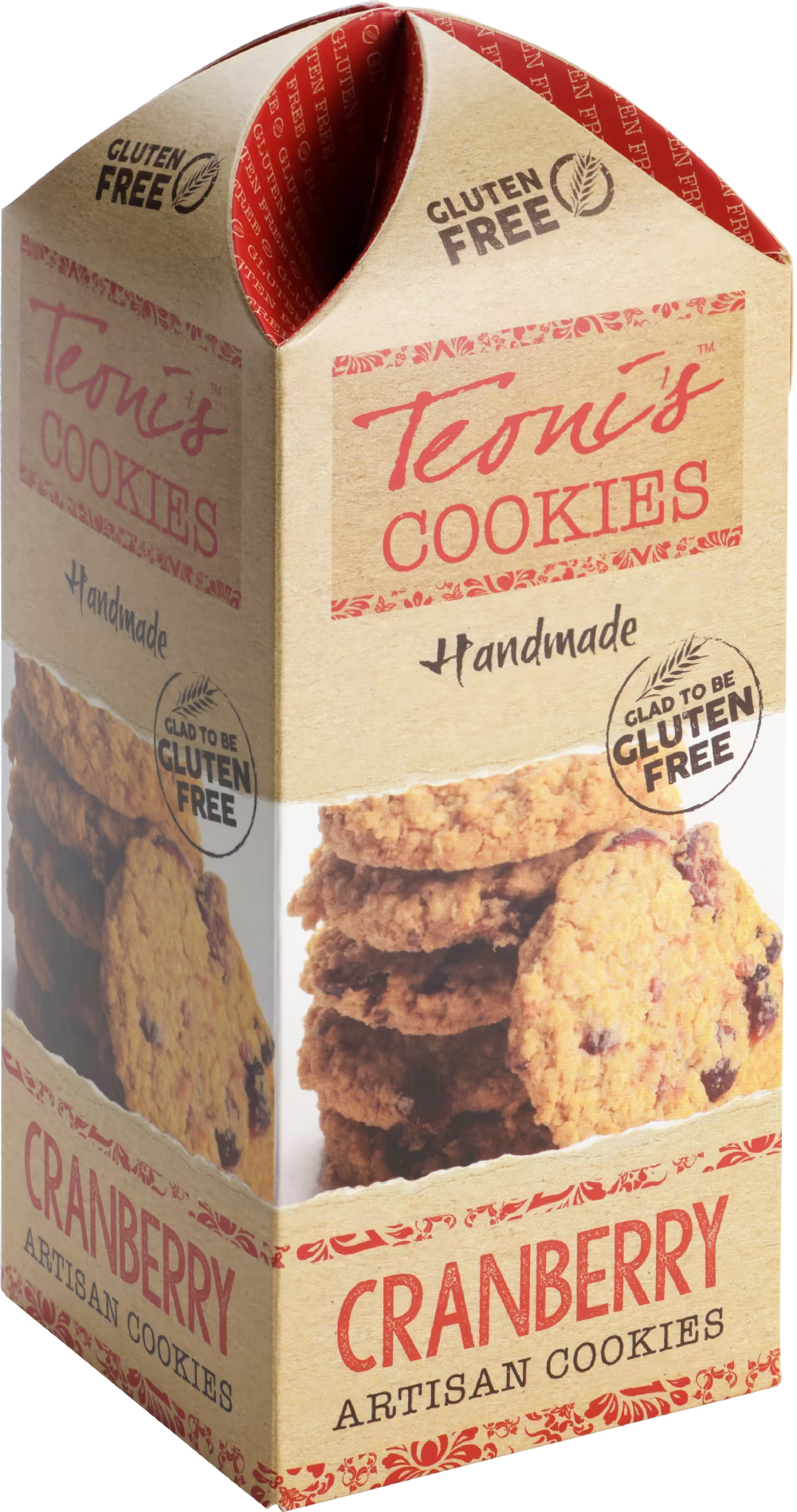 TEONI'S Gluten Free Cranberry Oat Crumble Cookies 200g
