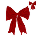 Velvet Red Large Bow by Gisela Graham REDUCED
