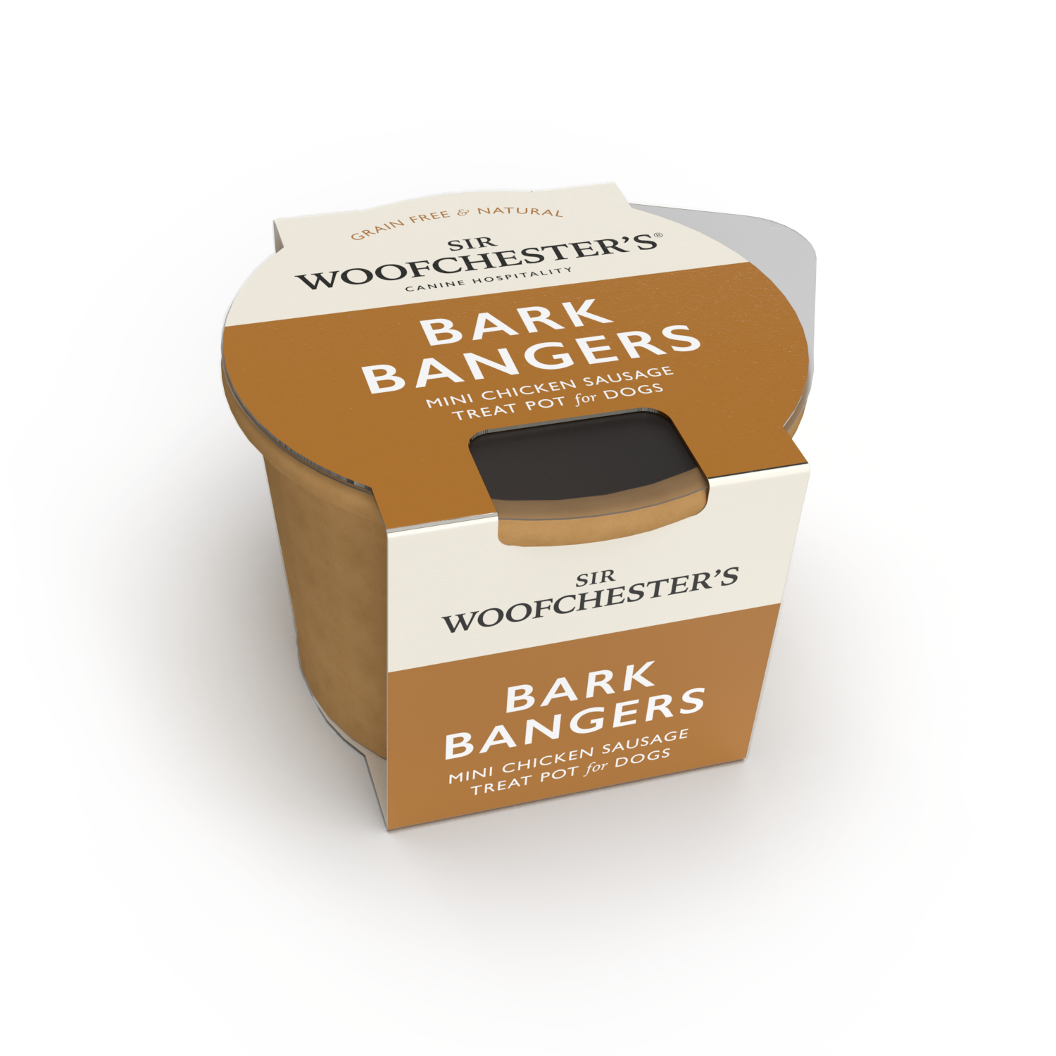 Bark Bangers Treat Pot · Mini Chicken Sausage Dog Treats