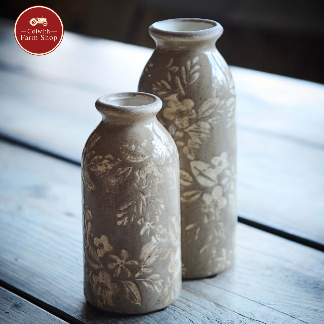 Beige Vases Set of 2