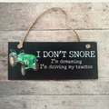 For A Farmer - Slate Signs - Various designs with Tractor Image