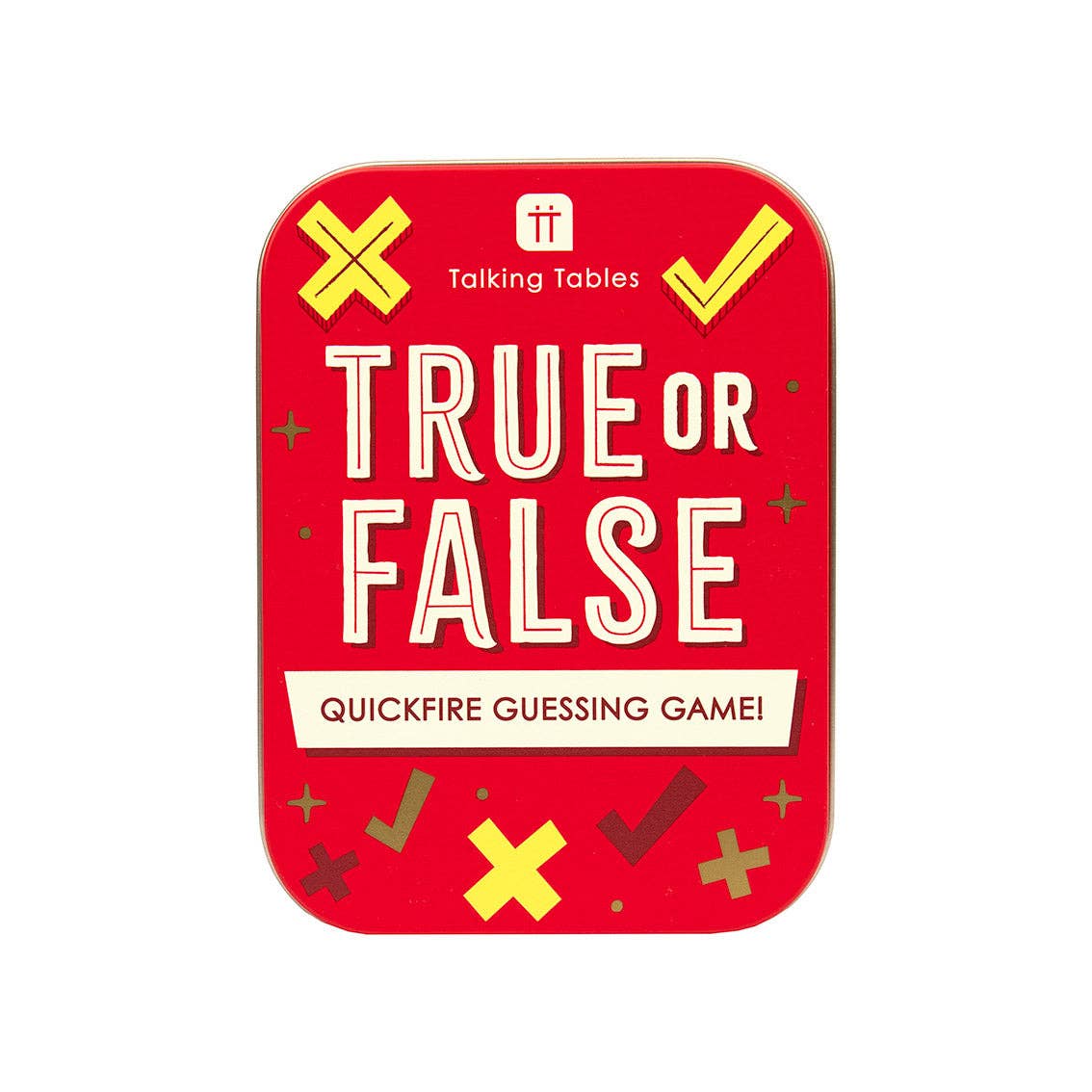 True or False Tin Trivia Game | Portable Trivia Game |