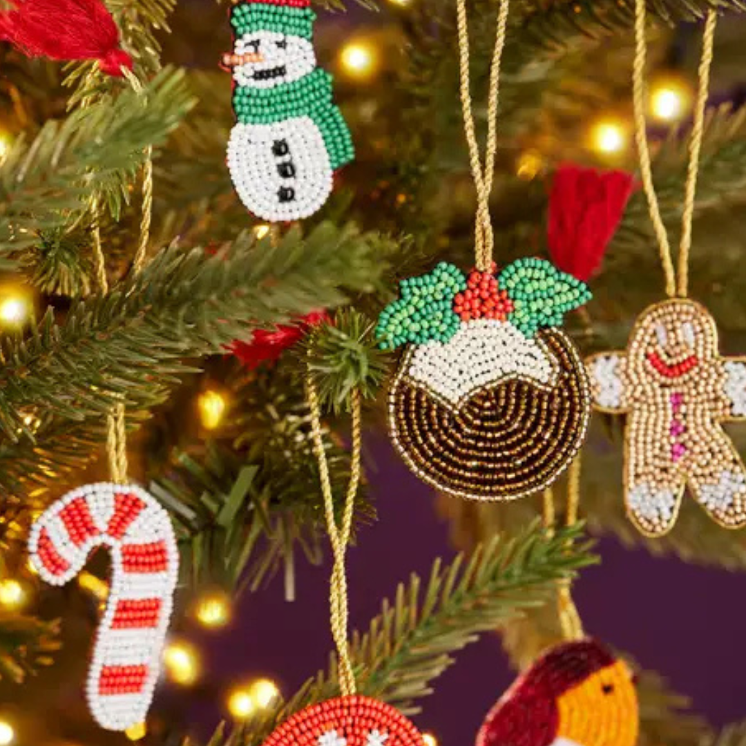 Robin Beaded Decoration