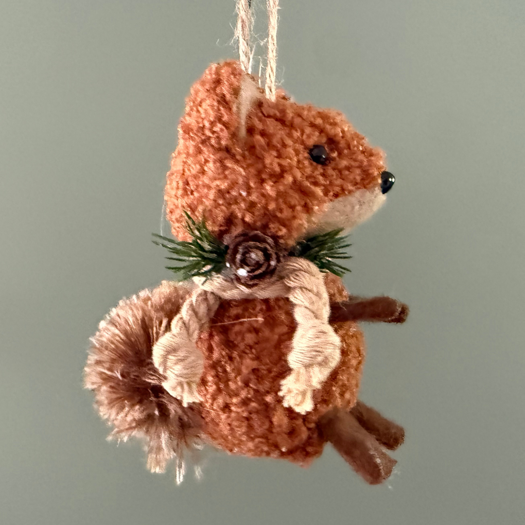 Cute Hanging Christmas Fox