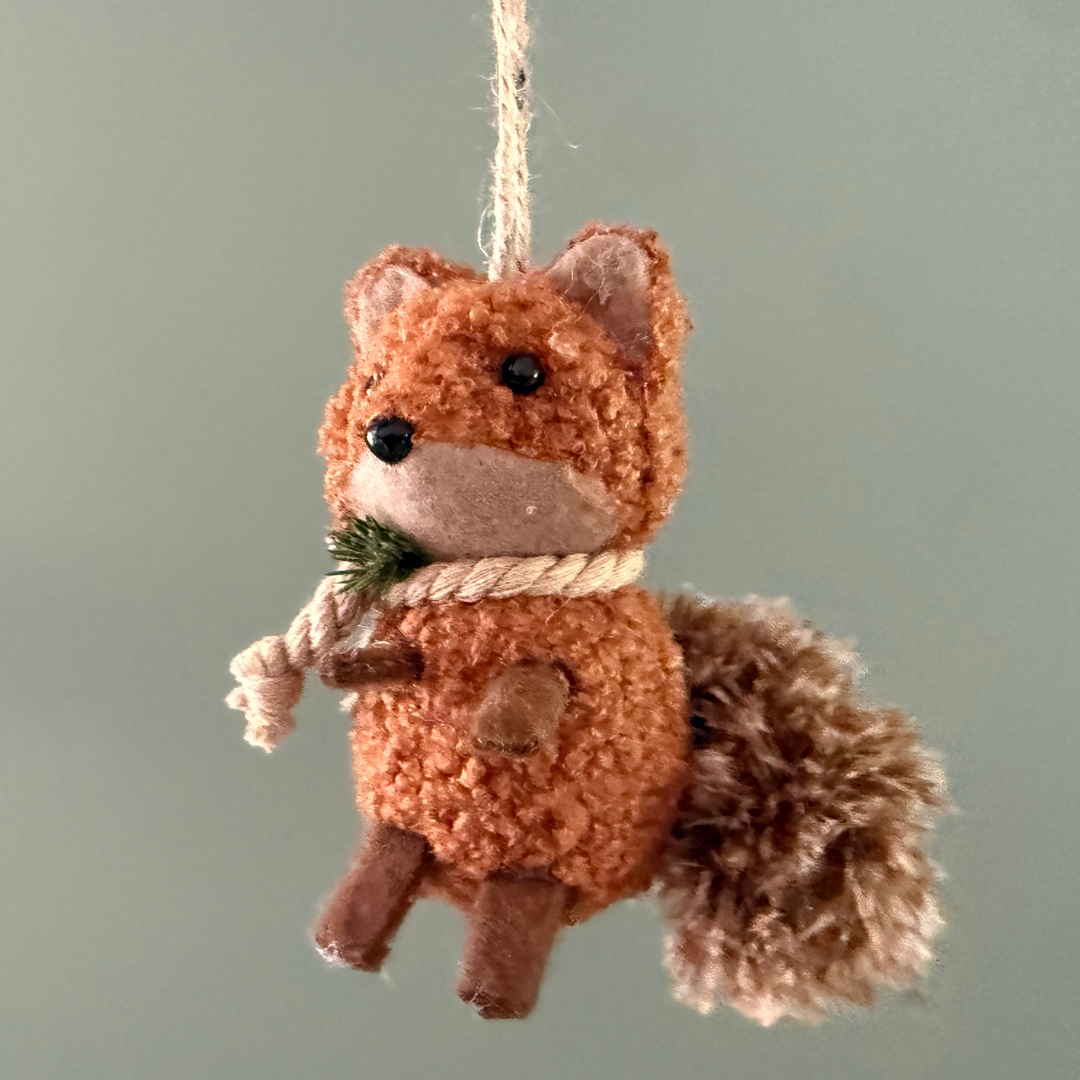 Cute Hanging Christmas Fox