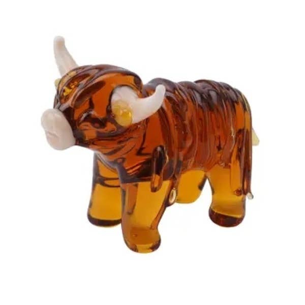 Glass Highland Cow
