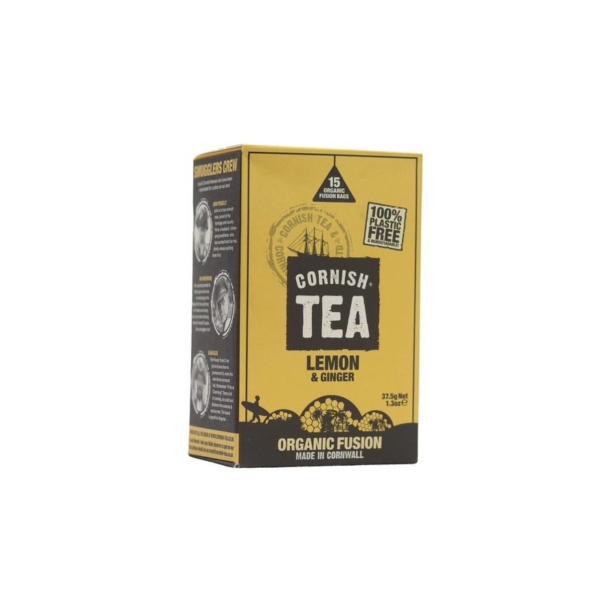 Cornish Tea - Lemon and Ginger Organic Fusion