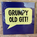 Cornish Greeting Card - Grumpy old git