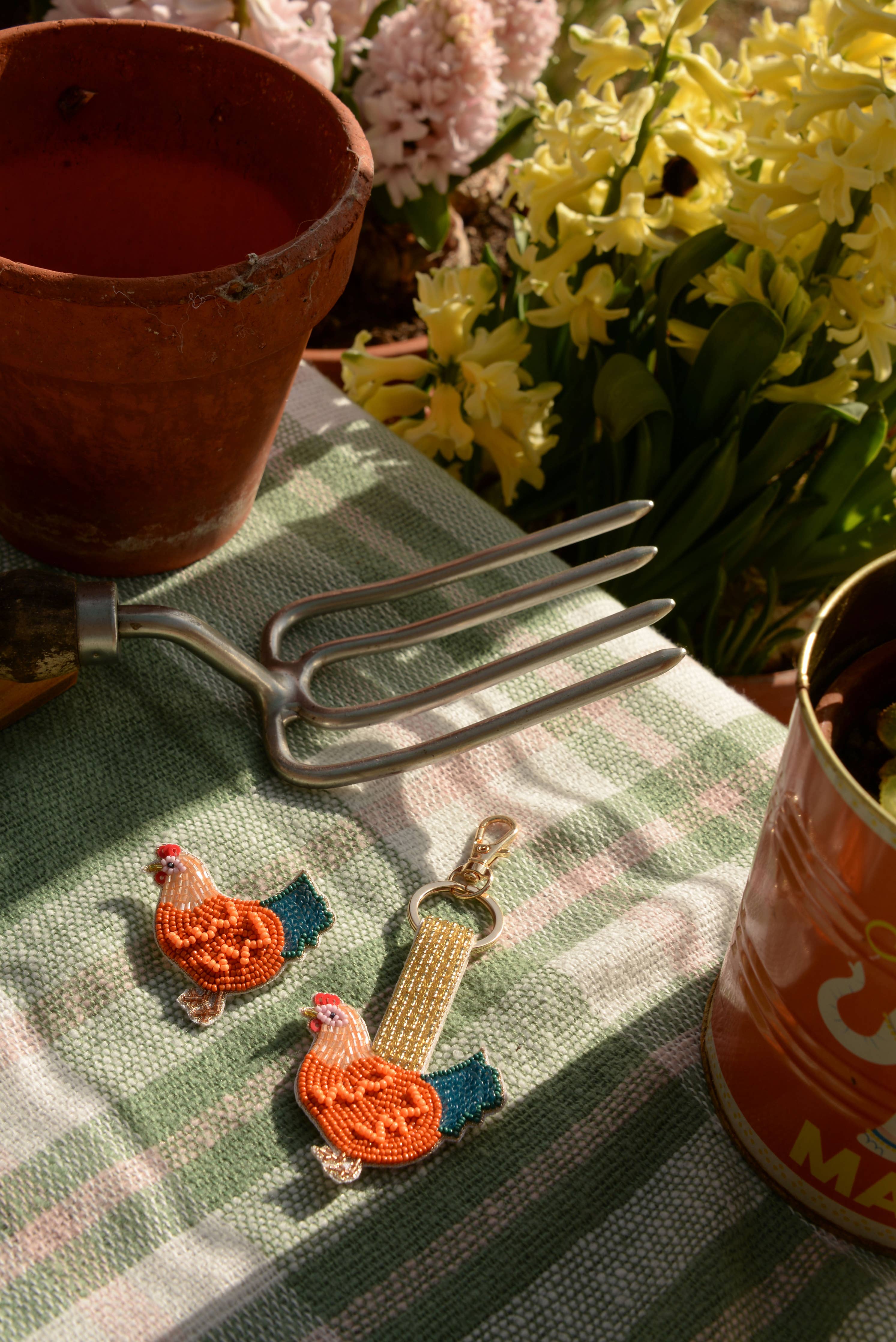 Chicken Keyring / Bag Charm