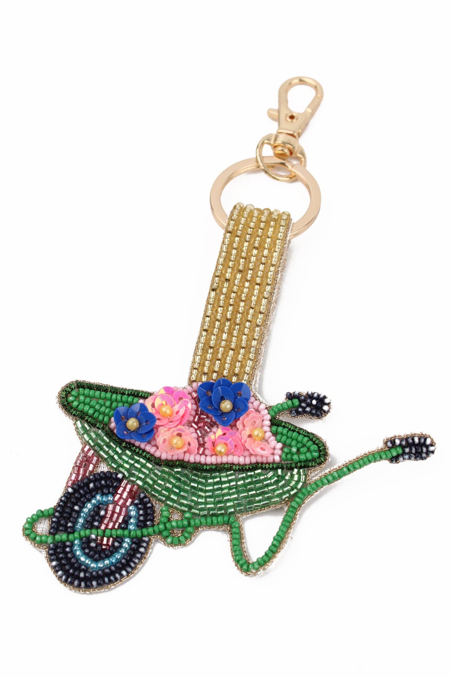 Wheelbarrow Key ring / bag charm