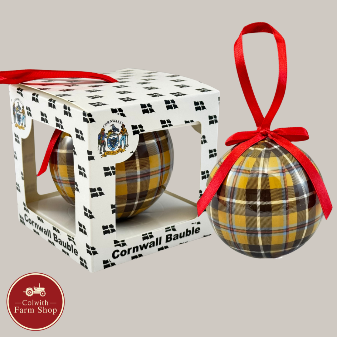 Cornish Tartan Bauble