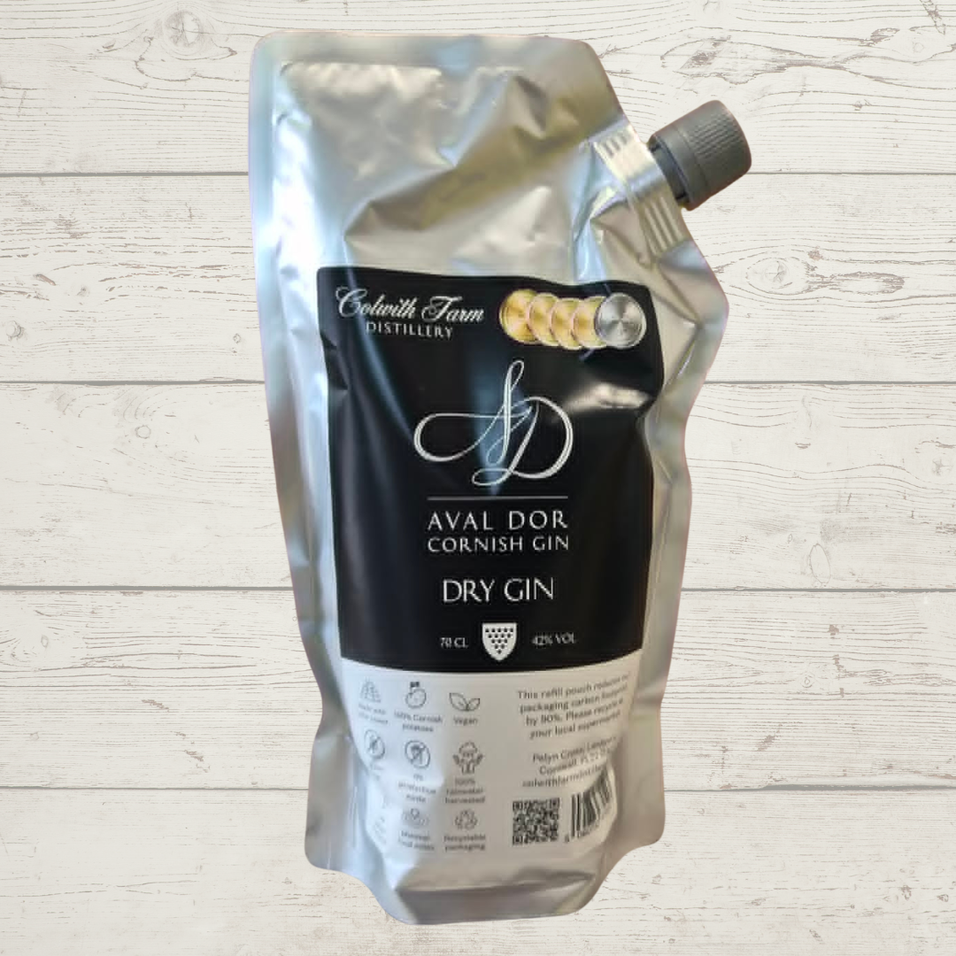 Aval Dor Dry Gin - Refill Pouch - 70cl