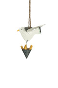 Seagull Steals Chips Fun Hanging Decoration