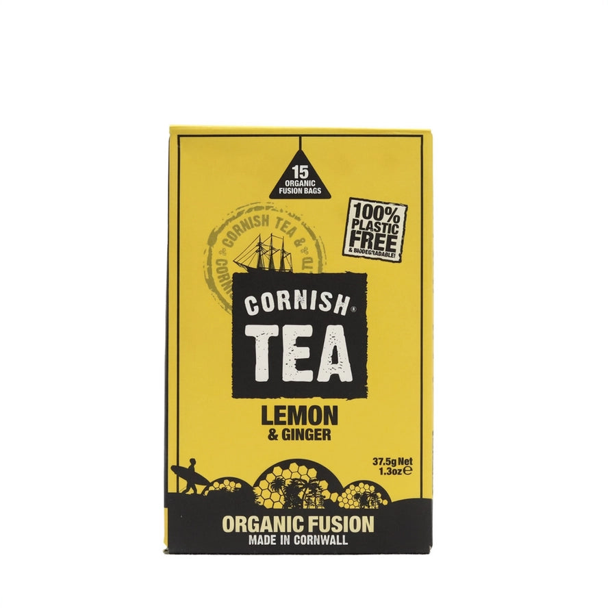 Cornish Tea - Lemon and Ginger Organic Fusion