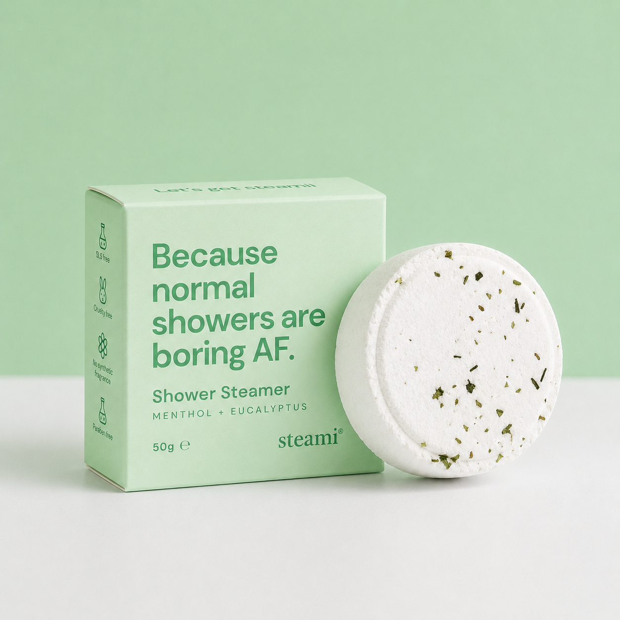 Shower Steamer | Shower Bomb | Shower Fizzer | Shower Melt