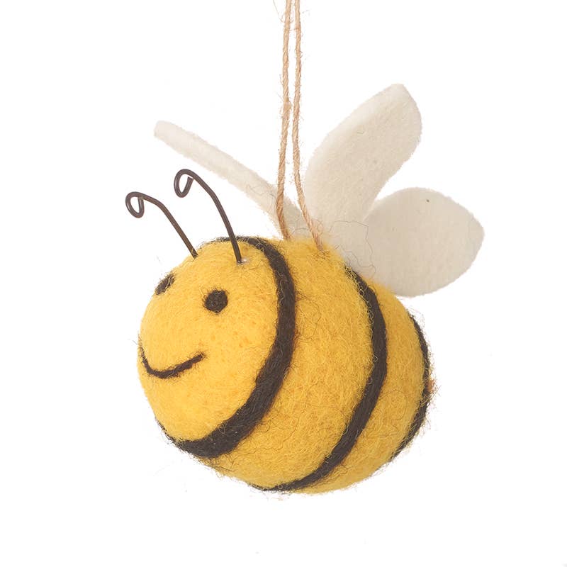 Hanging Woollen Bee