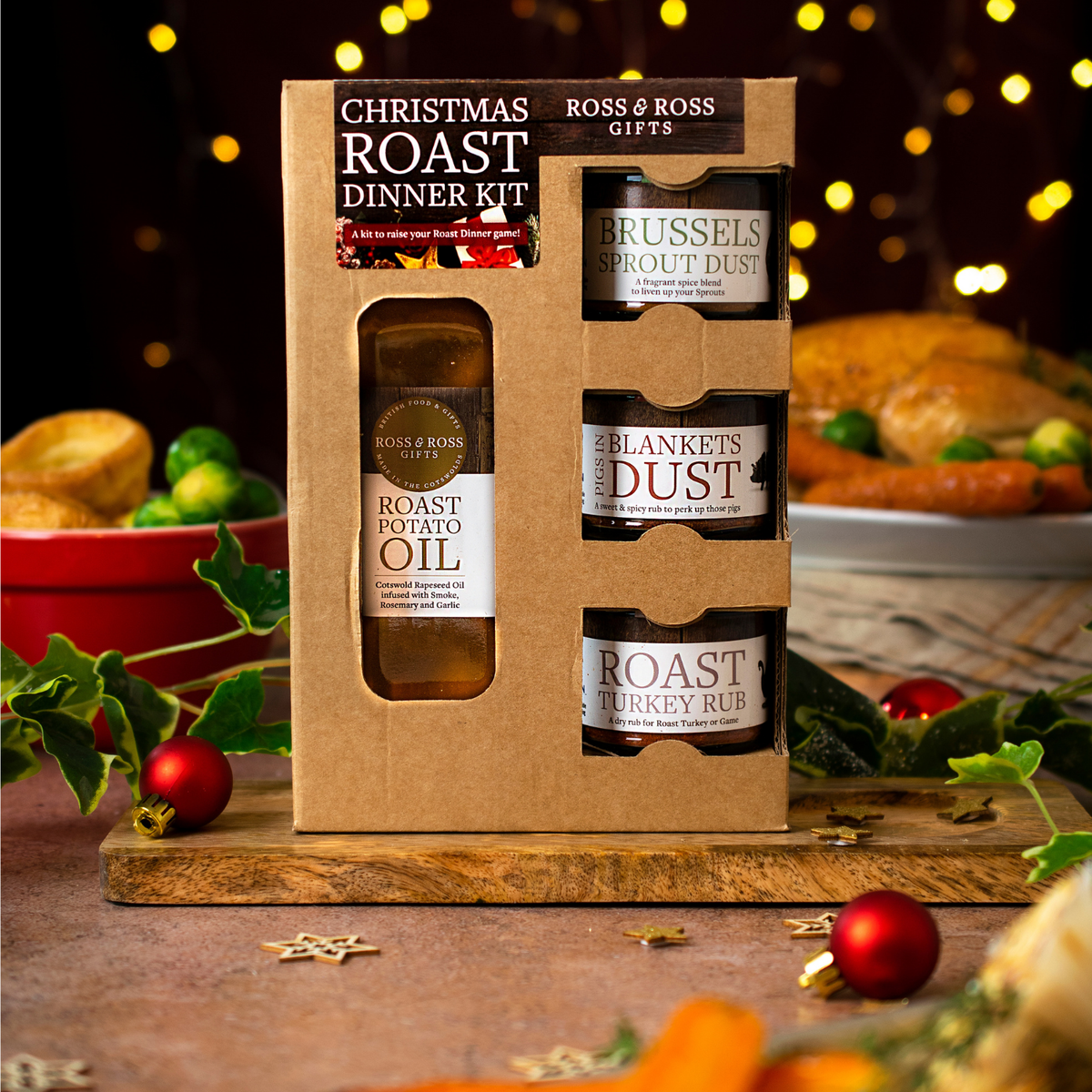 For the Perfect Christmas Roast Dinner Box Quad Set
