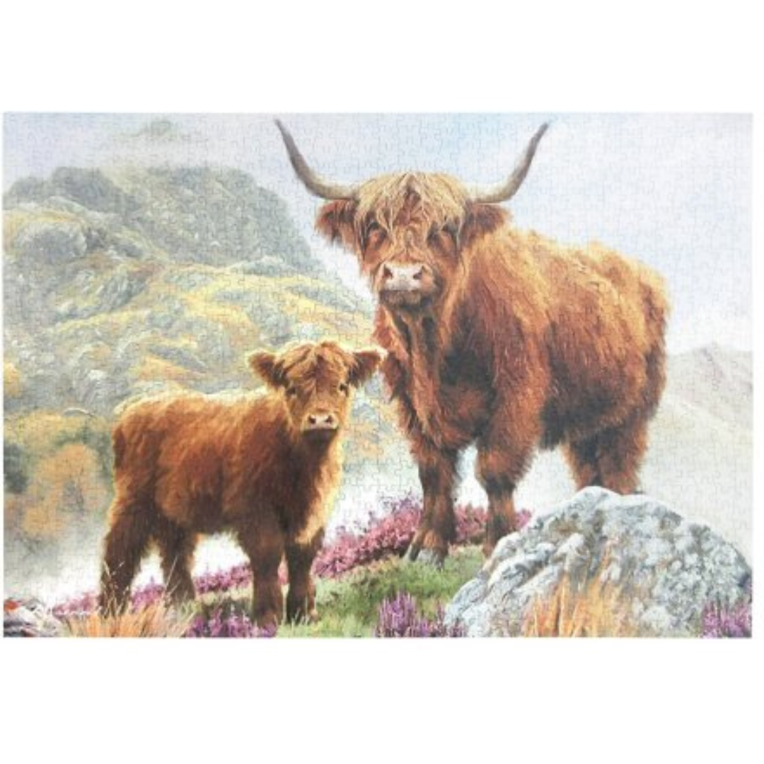 Highland Cow Jigsaw 1000 pieces